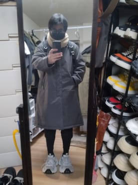 「UNDERCOVER（アンダーカバー）のアイテム」を使った、高さん（メンズ・176cm）の冬コーディネート