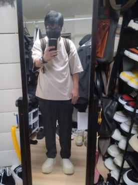 「MB（エムビー）のアイテム」を使った、高さん（メンズ・176cm）の夏コーディネート