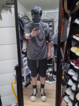 「UNDERCOVER（アンダーカバー）のアイテム」を使った、高さん（メンズ・176cm）の夏コーディネート
