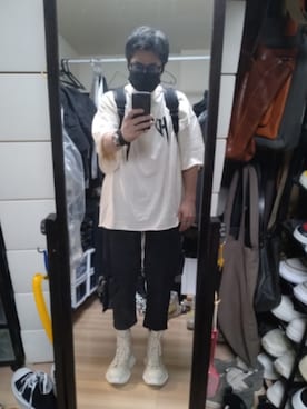 「RAF SIMONS（ラフシモンズ）のアイテム」を使った、高さん（メンズ・176cm）の春コーディネート
