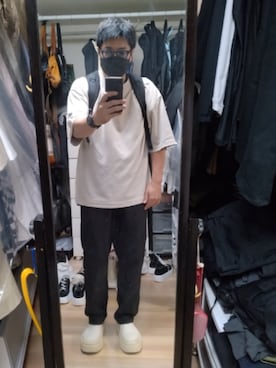 「MM6 Maison Margiela（ｴﾑｴﾑｼｯｸｽ ﾒｿﾞﾝ ﾏﾙｼﾞｪﾗ）のアイテム（シューズ）」を使った、高さん（メンズ・176cm）の秋コーディネート