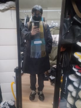 「off white（オフホワイト）のアイテム」を使った、高さん（メンズ・176cm）の冬コーディネート