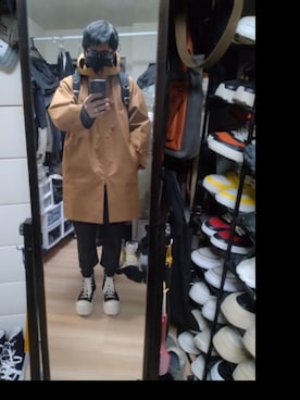 「UNDERCOVER（アンダーカバー）のアイテム」を使った、高さん（メンズ・176cm）の春コーディネート