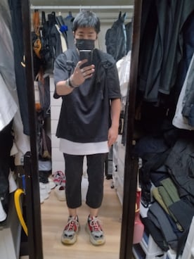 「COMME CA ISM（コムサイズム）のアイテム」を使った、高さん（メンズ・176cm）の夏コーディネート