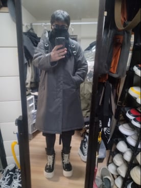 「Rick Owens（リックオウエンス）のアイテム」を使った、高さん（メンズ・176cm）の春コーディネート