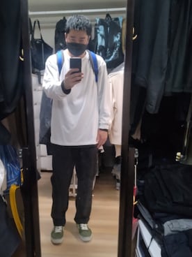 「JohnUNDERCOVER（ジョンアンダーカバー）のアイテム」を使った、高さん（メンズ・176cm）の春コーディネート