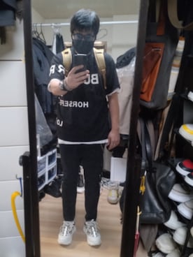「BURBERRY（バーバリー）のアイテム」を使った、高さん（メンズ・176cm）の夏コーディネート