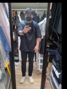 「COMME CA ISM（コムサイズム）のアイテム」を使った、高さん（メンズ・176cm）の春コーディネート