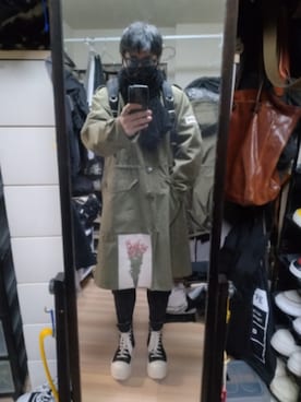 「UNDERCOVER（アンダーカバー）のアイテム」を使った、高さん（メンズ・176cm）の冬コーディネート