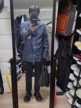 「STUDIOUS（ステュディオス）のアイテム」を使った、高さん（メンズ・176cm）の秋コーディネート