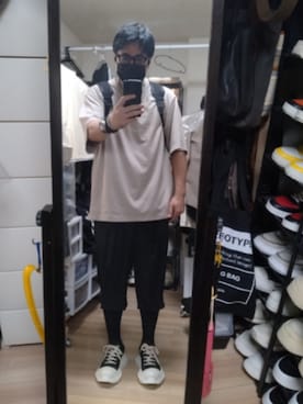 「アイテム（バングル/リストバンド）」を使った、高さん（メンズ・176cm）の秋コーディネート