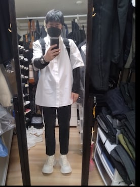 「STUDIOUS（ステュディオス）のアイテム（パンツ）」を使った、高さん（メンズ・176cm）の春コーディネート