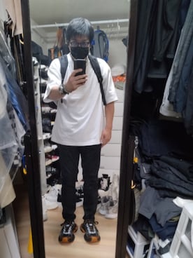 「UNDERCOVER（アンダーカバー）のアイテム（アクセサリー）」を使った、高さん（メンズ・176cm）の秋コーディネート