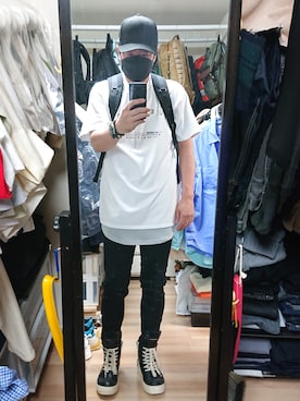 「ONSPOTZ（オンスポッツ）のアイテム（キャップ）」を使った、高さん（メンズ・176cm）の夏コーディネート