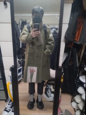 「A.P.C.（アーペーセー）のアイテム」を使った、高さん（メンズ・176cm）の春コーディネート