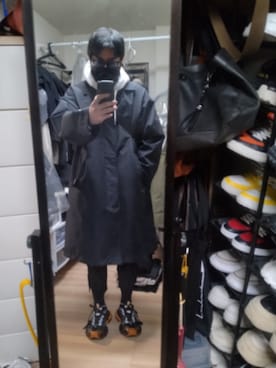 「UNDERCOVER（アンダーカバー）のアイテム」を使った、高さん（メンズ・176cm）の冬コーディネート