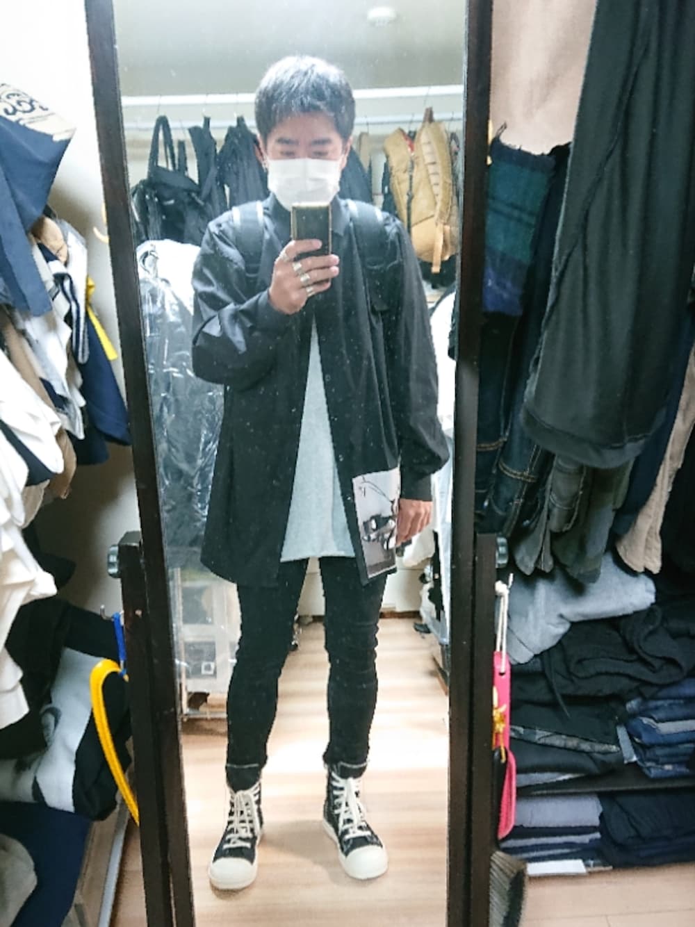 【カジュアルコーデを格上げ】RICKOWENS DRKSHDW  スニーカー Rick Owens DRKSHDW】スニーカーから考える『春ファッション