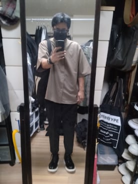 「STUDIOUS（ステュディオス）のアイテム」を使った、高さん（メンズ・176cm）の秋コーディネート