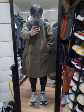 「glamb（グラム）のアイテム」を使った、高さん（メンズ・176cm）の冬コーディネート