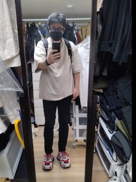 「STUDIOUS（ステュディオス）のアイテム（パンツ）」を使った、高さん（メンズ・176cm）の夏コーディネート