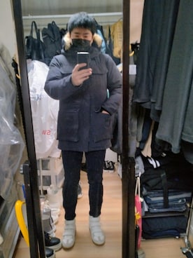 高さん（メンズ・176cm）の冬コーディネート