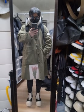 「UNDERCOVER（アンダーカバー）のアイテム」を使った、高さん（メンズ・176cm）の冬コーディネート