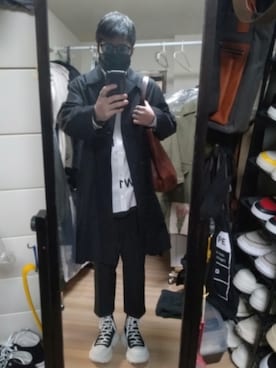 「Alexander McQueen（アレキサンダーマックイーン）のアイテム」を使った、高さん（メンズ・176cm）の冬コーディネート