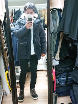 高さん（メンズ・176cm）の冬コーディネート