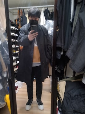「DRKSHDW（ダークシャドウ）のアイテム（シューズ）」を使った、高さん（メンズ・176cm）の春コーディネート