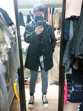 「TRANS CONTINENTS（トランスコンチネンツ）のアイテム」を使った、高さん（メンズ・176cm）の春コーディネート