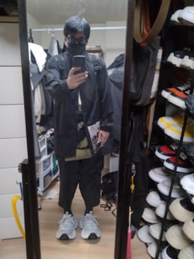 「アイテム（タンクトップ）」を使った、高さん（メンズ・176cm）の秋コーディネート