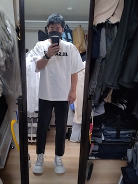 「アイテム（ウォレットチェーン）」を使った、高さん（メンズ・176cm）の夏コーディネート