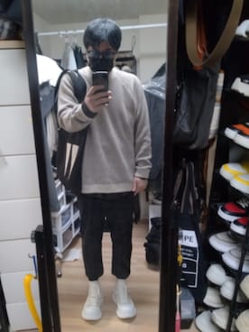 「Alexander McQueen（アレキサンダーマックイーン）のアイテム」を使った、高さん（メンズ・176cm）の秋コーディネート