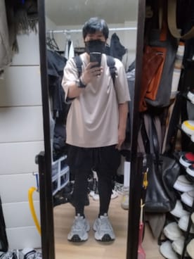 「JULIUS（ユリウス）のアイテム」を使った、高さん（メンズ・176cm）の夏コーディネート