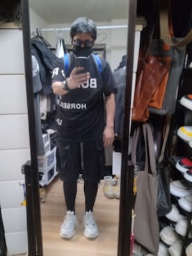 「UNDERCOVER（アンダーカバー）のアイテム」を使った、高さん（メンズ・176cm）の春コーディネート