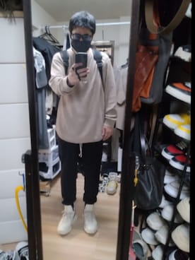 「RAF SIMONS（ラフシモンズ）のアイテム」を使った、高さん（メンズ・176cm）の春コーディネート