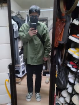 「UNDERCOVER（アンダーカバー）のアイテム」を使った、高さん（メンズ・176cm）の春コーディネート