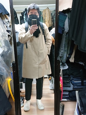 「UNDERCOVER（アンダーカバー）のアイテム（財布/小物）」を使った、高さん（メンズ・176cm）の冬コーディネート