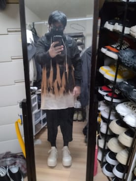 「アイテム（バックパック/リュック）」を使った、高さん（メンズ・176cm）の秋コーディネート