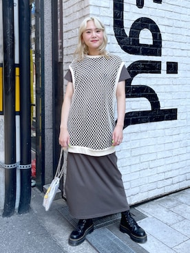 出村彩乃さん(レディース・159cm)の夏コーディネート