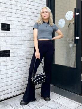 出村彩乃さん(レディース・159cm)の夏コーディネート