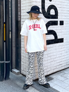 出村彩乃さん（レディース・159cm）の春コーディネート