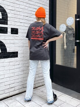 出村彩乃さん（レディース・159cm）の春コーディネート