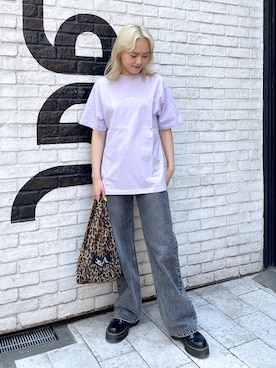 出村彩乃さん（レディース・159cm）の夏コーディネート