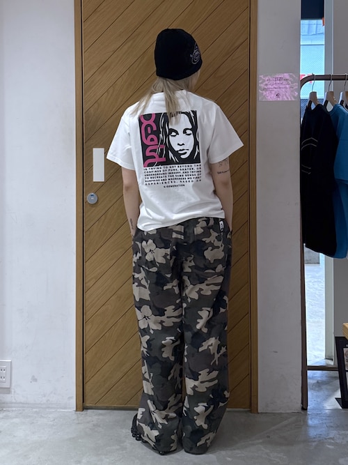 FADED FACE LABEL EASY PANTS（その他パンツ）｜X-girl（エックス
