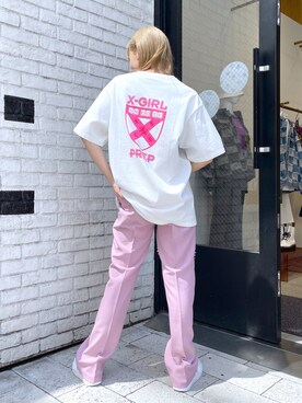 出村彩乃さん（レディース・159cm）の春コーディネート