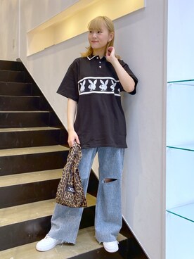 出村彩乃さん(レディース・159cm)の春コーディネート