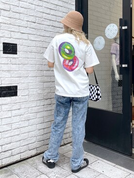 出村彩乃さん(レディース・159cm)の夏コーディネート