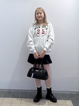 「MILKFED.（ミルクフェド）のアイテム」を使った、AYANOさん（レディース・159cm）の秋コーディネート