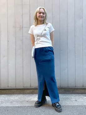 出村彩乃さん（レディース・159cm）の春コーディネート